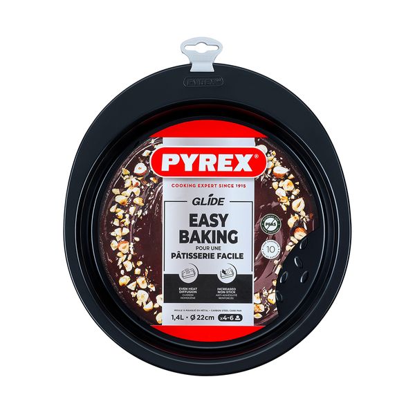 Pyrex Glide 22cm Στρογγυλή Φόρμα Κέικ