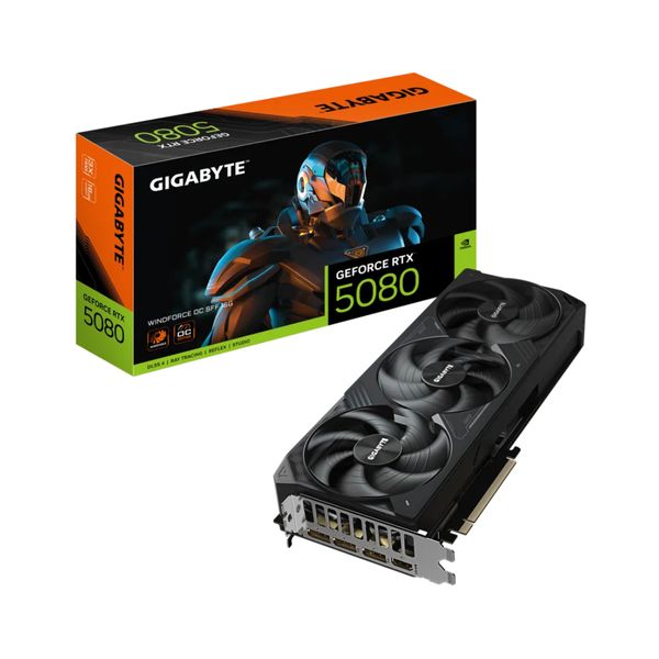 Gigabyte GeForce RTX 5080 Windforce OC SFF 16G Κάρτα Γραφικών