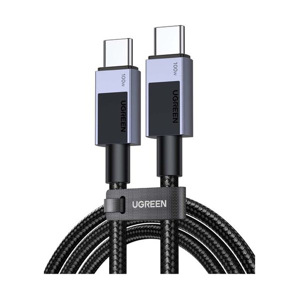 Ugreen 100W USB-C to USB-C Black 1m Καλώδιο