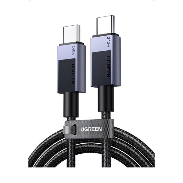 Ugreen 240W USB-C to USB-C Space Gray 1m Καλώδιο