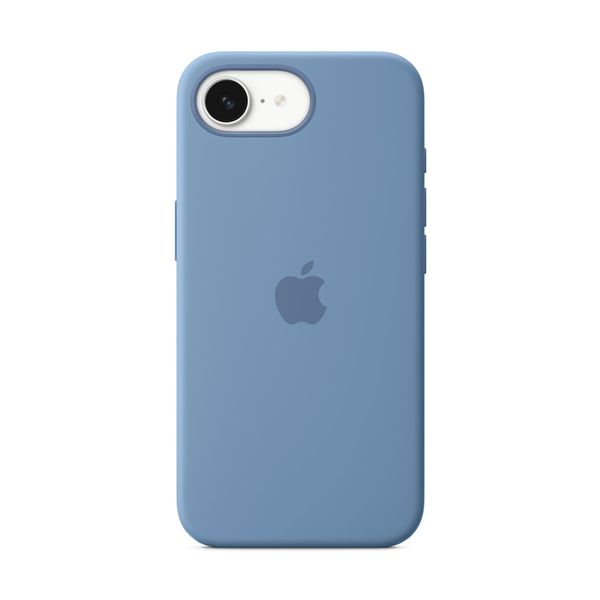 Apple iPhone 16e Silicone Case Winter Blue Θήκη Κινητού