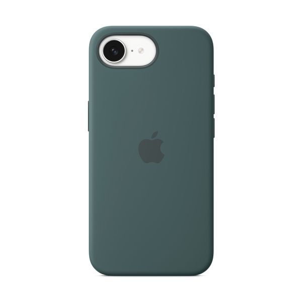 Apple iPhone 16e Silicone Case Lake Green Θήκη Κινητού
