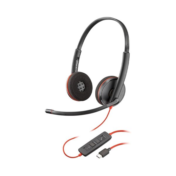 HP Poly Blackwire 3220 Stereo USB-C Ακουστικά