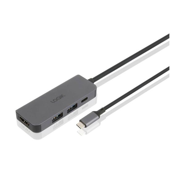 Logik USB-C 4 in 1 Hub