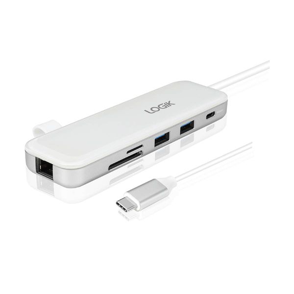 Logik USB-C 8 in 1 Hub