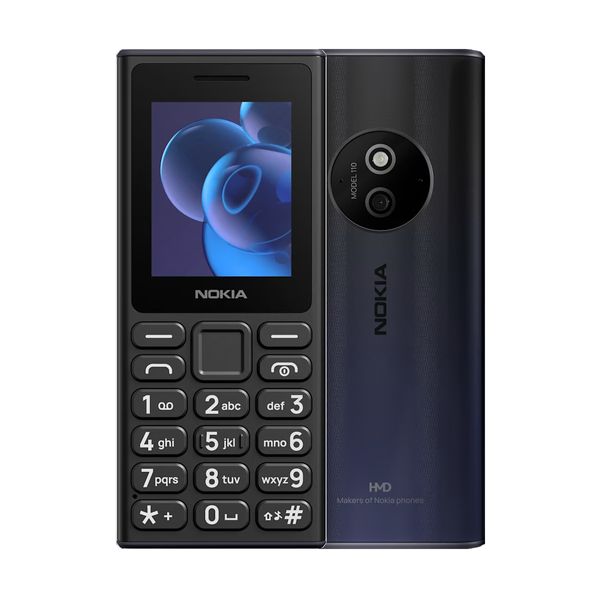 Nokia Nokia 110 (2024) Black Κινητό Τηλέφωνο