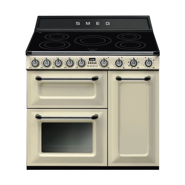 Smeg TR93IP2 Victoria Cream Κουζίνα Κεραμική Επαγωγική