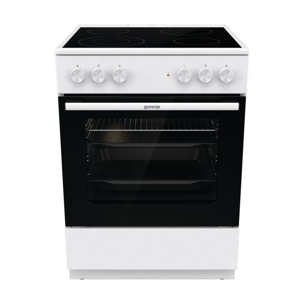 Gorenje GEC6A41WC White Κουζίνα Κεραμική