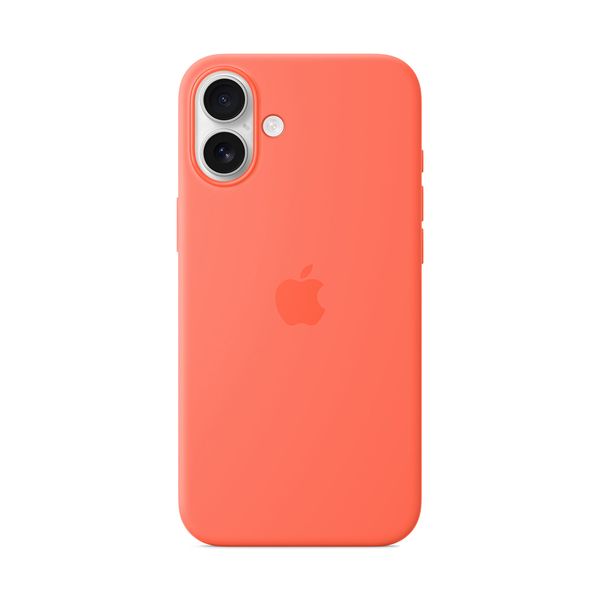 Apple iPhone 16 Plus Silicone Case with MagSafe Tangerine Θήκη Κινητού