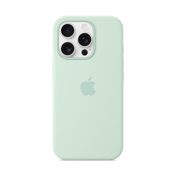 Apple iPhone 16 Pro Silicone Case with MagSafe Aquamarine Θήκη Κινητού
