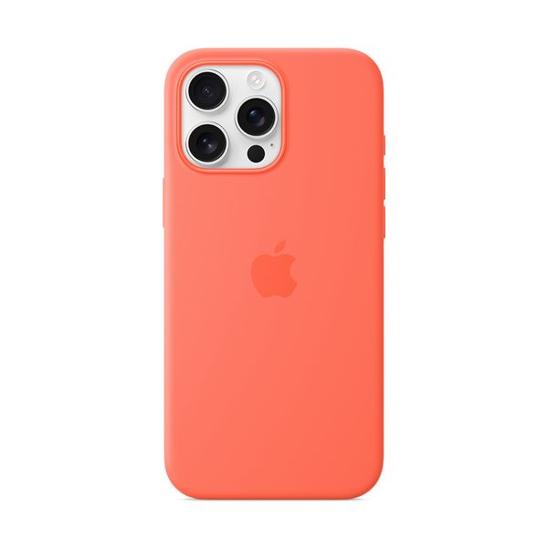 Apple iPhone 16 Pro Max Silicone Case with MagSafe Tangerine Θήκη Κινητού