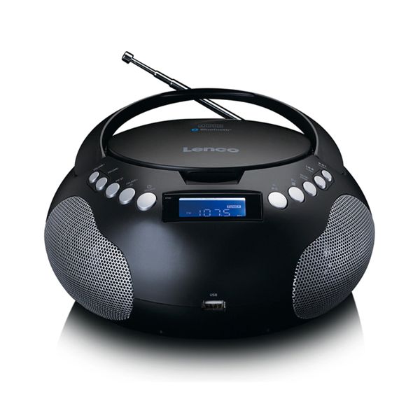 Lenco CD-331 Black Φορητό Ραδιο-CD