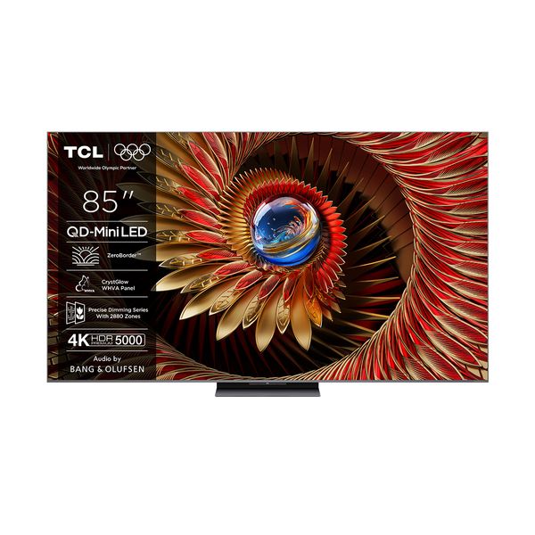 TCL QD Mini-LED 85C8K 85" Τηλεόραση Google TV 4K