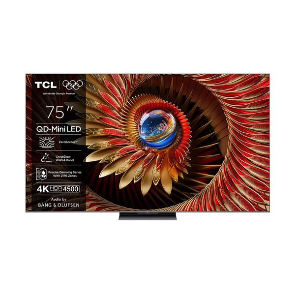 TCL QD Mini-LED 75C8K 75" Τηλεόραση Google TV 4K