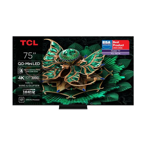 TCL QD Mini-LED 75C7K 75" Τηλεόραση Google TV 4K