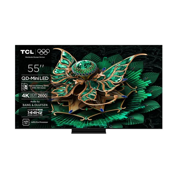 TCL QD Mini-LED 55C7K 55" Τηλεόραση Google TV 4K