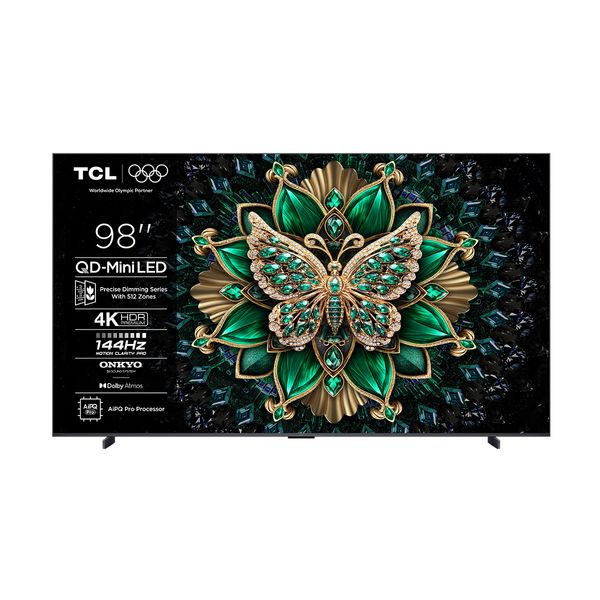 TCL QD Mini-LED 98C6K 98" Τηλεόραση 4K Google TV