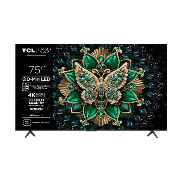 TCL QD Mini-LED 75C6K 75" Τηλεόραση 4K Google TV