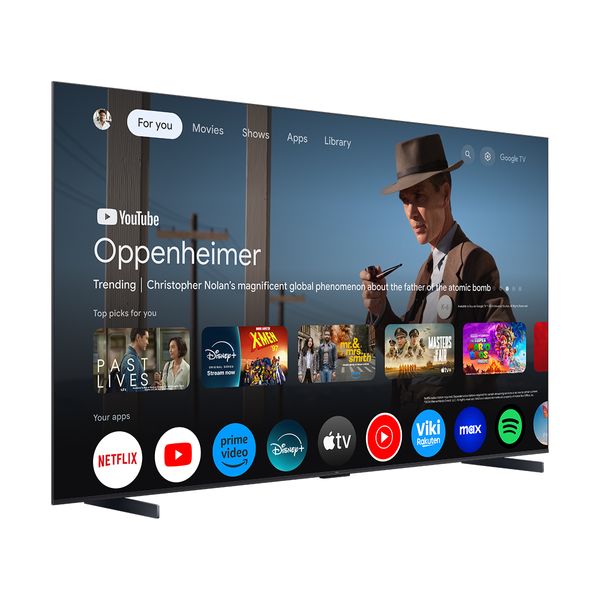 TCL QD Mini-LED 55C6K 55" Τηλεόραση 4K Google TV