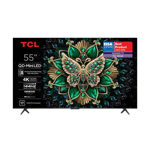 TCL QD Mini-LED 55C6K 55" Τηλεόραση 4K Google TV