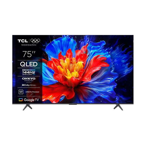 TCL QLED 75P8K 75" Τηλεόραση Google TV 4K
