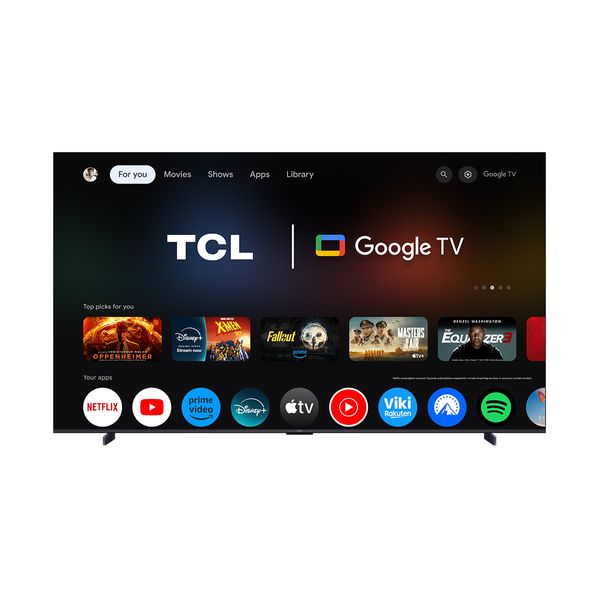 TCL QLED P8K 65" Τηλεόραση Google TV 4K
