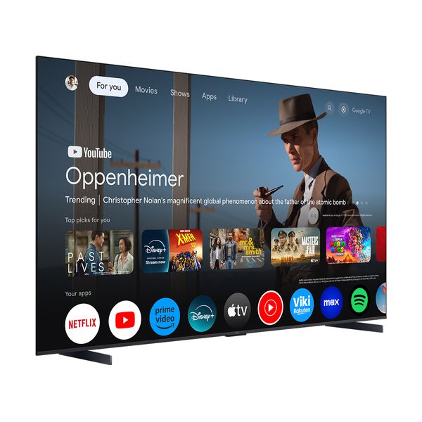 TCL QLED P8K 65" Τηλεόραση Google TV 4K