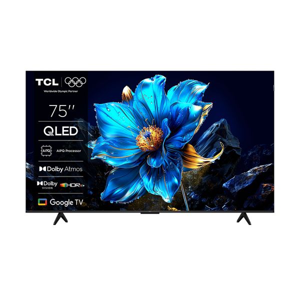 TCL QLED 75P7K 75" Τηλεόραση Google TV 4K