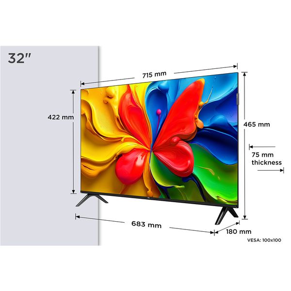 TCL QLED 32S4K 32" Τηλεόραση Android HD Ready