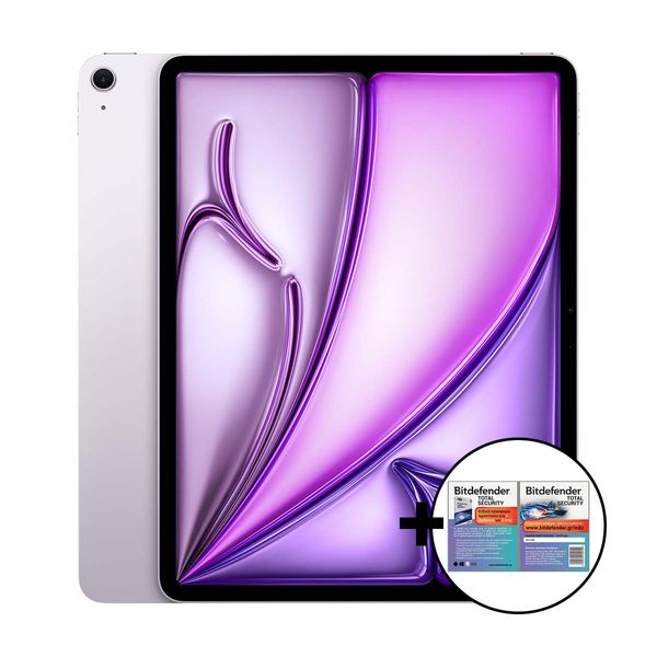 Apple iPad Air 11 M3 8GB/512GB Wi-Fi Purple &amp Bitdefender Total Security Tablet