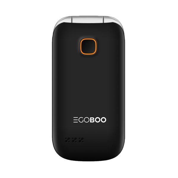 Egoboo Flip 4G Silver Κινητό Τηλέφωνο