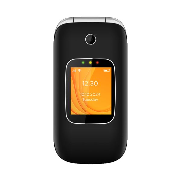 Egoboo Flip 4G Silver Κινητό Τηλέφωνο