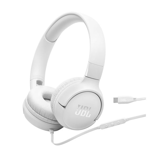 JBL Tune 520C White Ακουστικά Κεφαλής