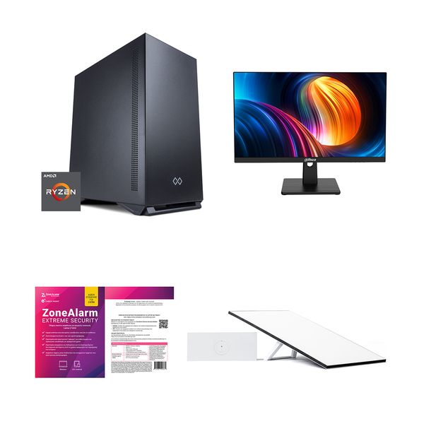 Infinity Gear Alpha R5 Max Rev.A1 & DHI-LM25-B211B 24.5'' IPS FHD 120Hz & Starlink Standard Kit & Extreme Security NextGen 1 Device, 2 Years