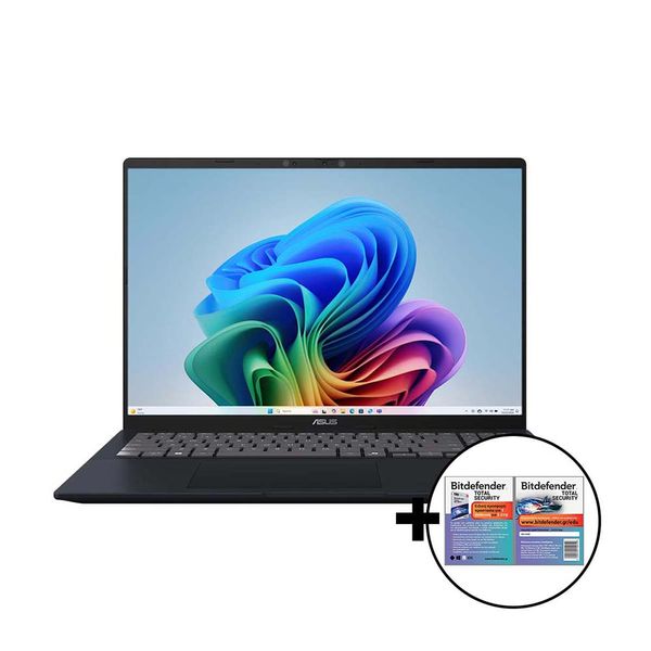 Asus Vivobook 16 X1607QA-MB046W Snapdragon X X1-24-100/16GB/512GB &amp Bitdefender Total Security Laptop