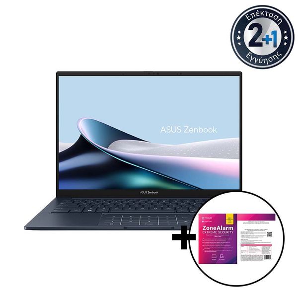 Asus Zenbook 14 OLED UX3405CA-OLED-PZ412X Ultra 9-285H/32GB/1TB &amp ZoneAlarm Extreme Security Laptop