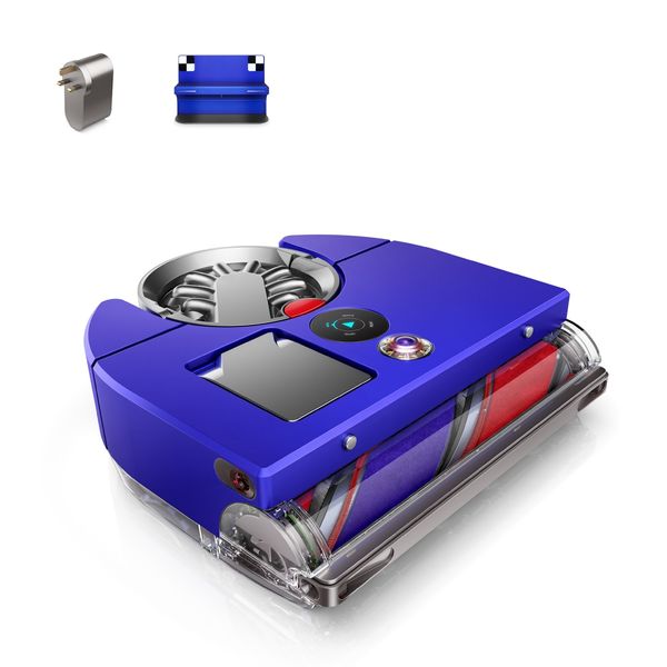 Dyson 360 Vis Nav Blue/Nickel Ρομποτική Σκούπα