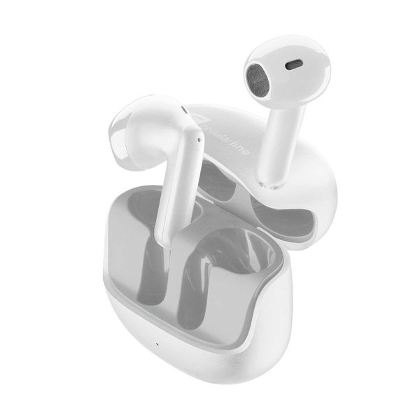 Cellular Line Call Pure White Ακουστικά Earbuds