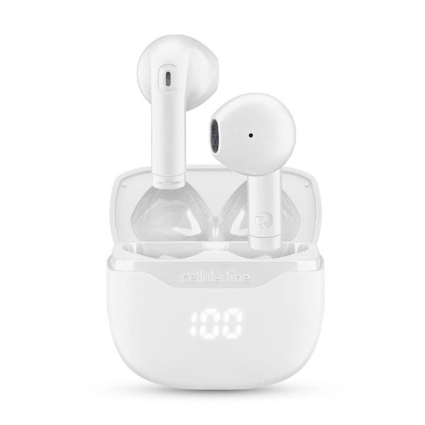 Cellular Line Core White Ακουστικά Earbuds