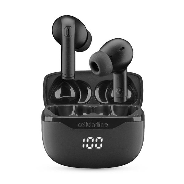 Cellular Line Key Black Ακουστικά Earbuds
