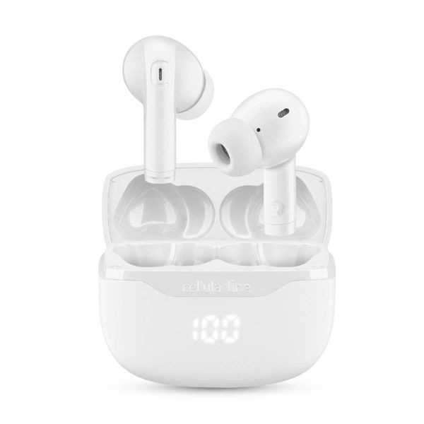 Cellular Line Key White Ακουστικά Earbuds
