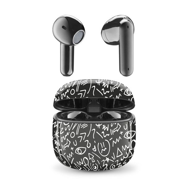 Cellular Line Showy Music Sound TWS White Lines Ακουστικά Earbuds