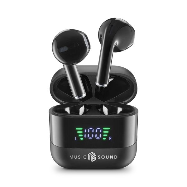 Cellular Line Spark TWS Music Sound Black Earbuds