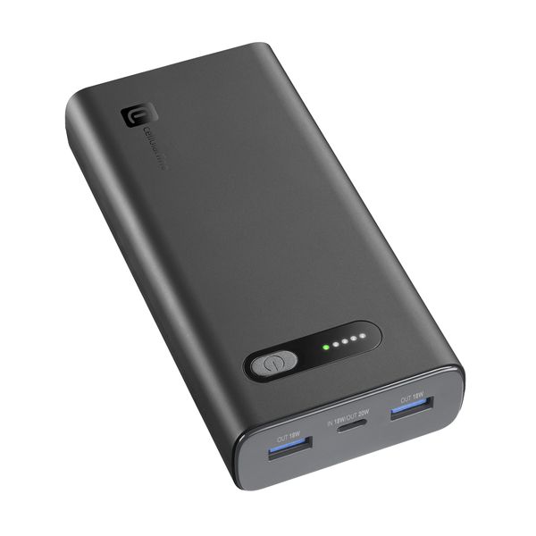 Cellular Line Fast PD 20.000mAh Black Powerbank