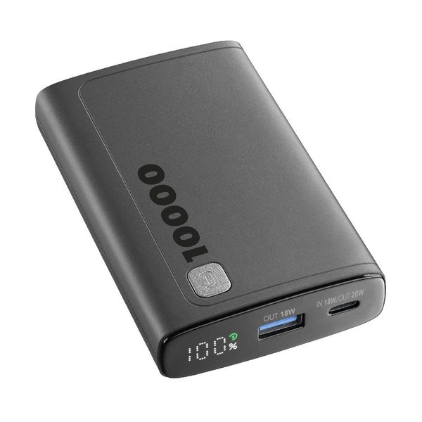 Cellular Line Elite 10.000mAh Black Powerbank