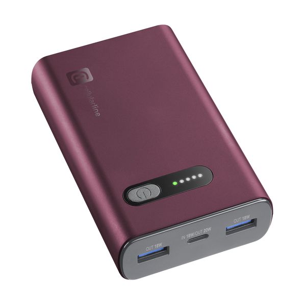 Cellular Line Fast PD 10.000mAh Red Powerbank