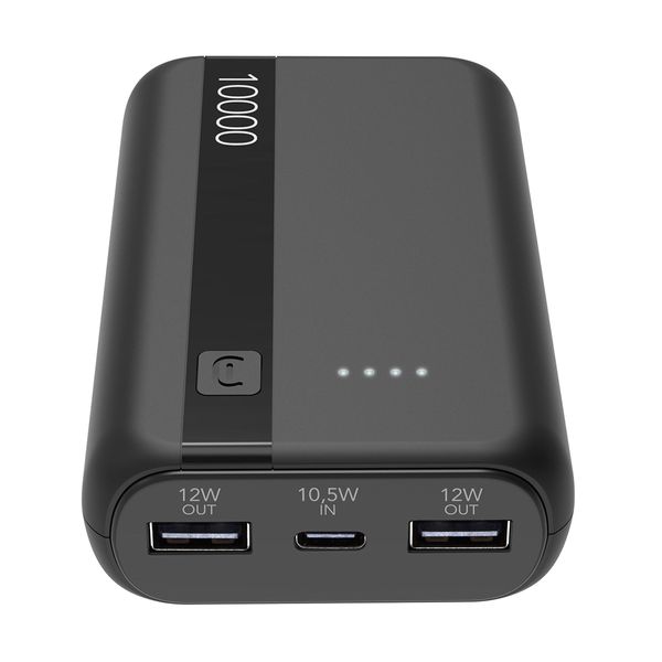 Cellular Line 10.000mAh Black Powerbank