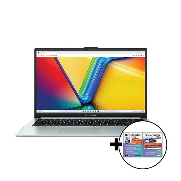 Asus Vivobook Go 15 E1504FA-NJ936W R3-7320U/8GB/512GB/Win 11 Home &amp Bitdefender Total Security Laptop