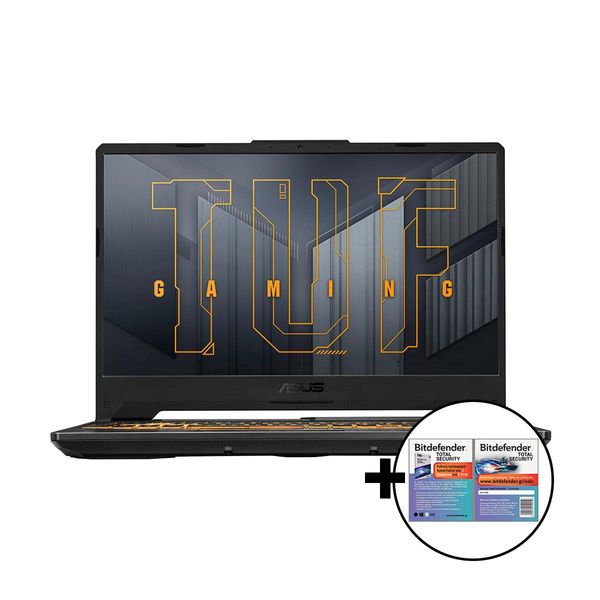 Asus TUF Gaming A15 FA506NC-HN003W R5-7535HS/16GB/512GB/GeForce RTX 3050/Win 11 Home &amp Bitdefender Total Security Laptop