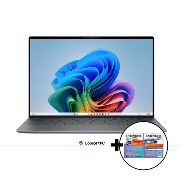 Dell XPS 13-9345 IPS Copilot+X1E-80-100/16GB/512GB/Win 11 Pro &amp Bitdefender Total Security Laptop